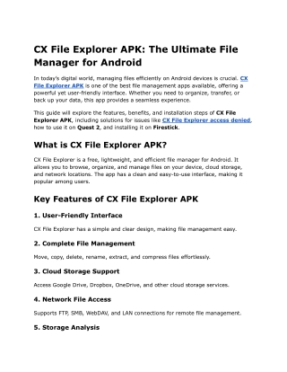 CX File Explorer APK_ The Ultimate File Manager for Android