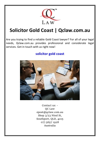 solicitor gold coast qclaw com au