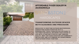 Affordable Paver Sealer in Jacksonville