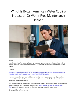 Water cooling systems