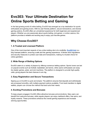 Evo303
