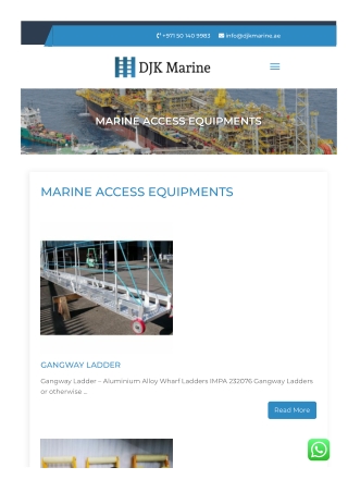 Wharf ladder Dubai