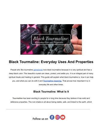 Black Tourmaline_ Everyday Uses And Properties.docx
