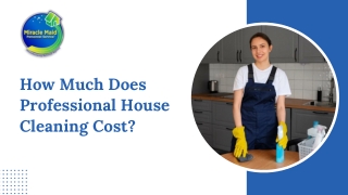 How Much Does Professional House Cleaning Cost?