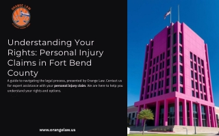Understanding Your Rights: Personal Injury Claims in Fort Bend County