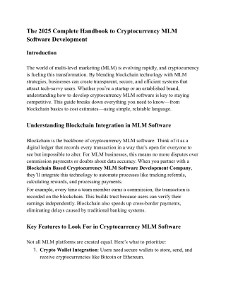 the 2025 complete handbook to cryptocurrency