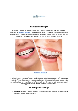 Dentist in RR Nagar