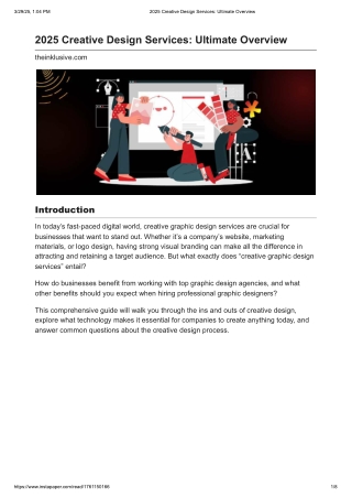 2025 Creative Design Services: Ultimate Overview