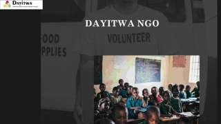 Dayitwa NGO: Change of life through learning