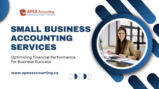 Small Business Accounting Services in Toronto – Expert Solutions by Apex Accounting