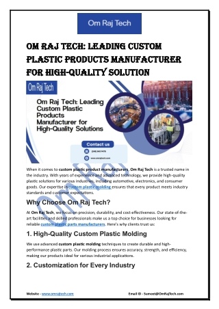 om raj tech leading custom om raj tech leading