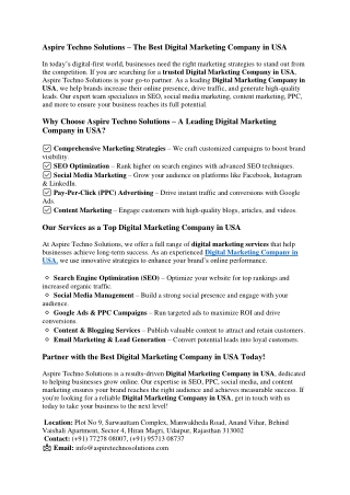 aspire techno solutions the best digital