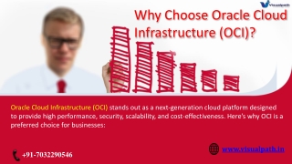 why choose oracle cloud infrastructure oci