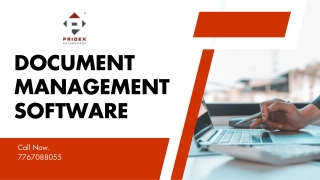 Electronic Document Management Software