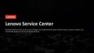 Lenovo Care – Fast & Reliable Repair Services in Nagpur!