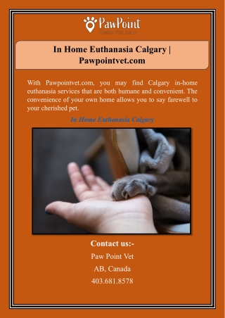 in home euthanasia calgary pawpointvet com