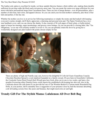 The 46 Ideal Gifts For Mom For 2025 Evaluations By Wirecutter