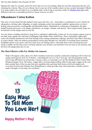 35 Best Mommies Day Gifts Of 2025 Reviews By Wirecutter