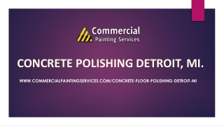 Concrete  Polishing Detroit Mi