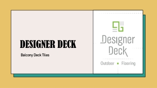 balcony deck tiles