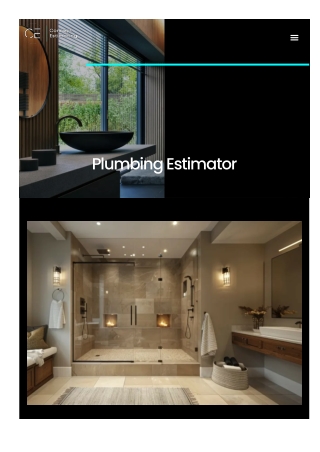 Plumbing estimator