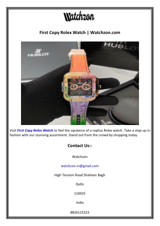 first copy rolex watch watchzon com