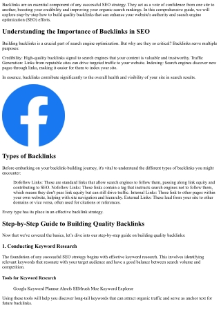 backlinks are an essential component