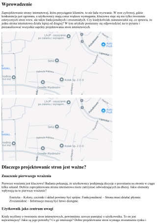 Jak skutecznie zaprojektować stronę internetową, która przyciągnie klientów?
