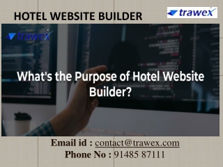 hotel website builder