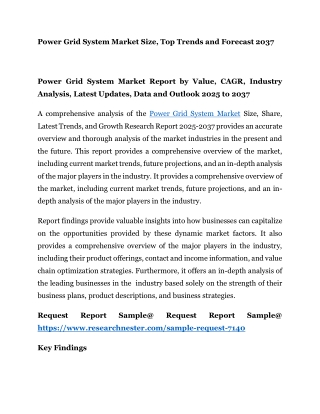 power grid system market size top trends