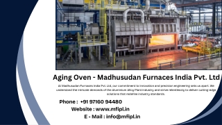 aging oven madhusudan furnaces india pvt ltd