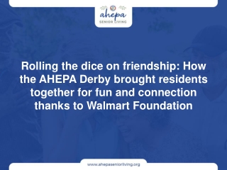 How the AHEPA Derby brought residents together for fun and connection