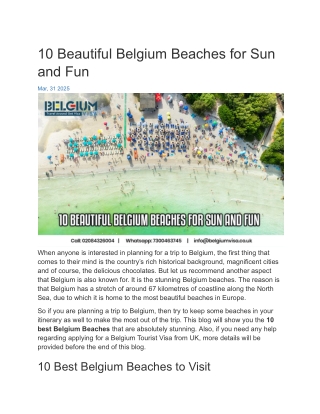 Belgium Beaches