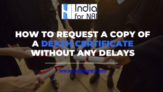 how to request a copy of a death certificate