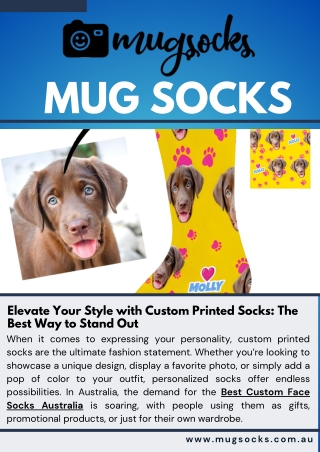 Elevate Your Style with Custom Printed Socks The Best Way to Stand Out
