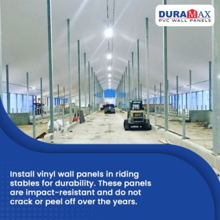 Shop for riding stables wall panels from Duramax for a limited lifetime warranty