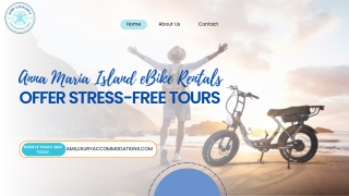 Anna Maria Island eBike Rentals offer stress-free tours