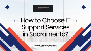 How to Choose IT Support Services in Sacramento?