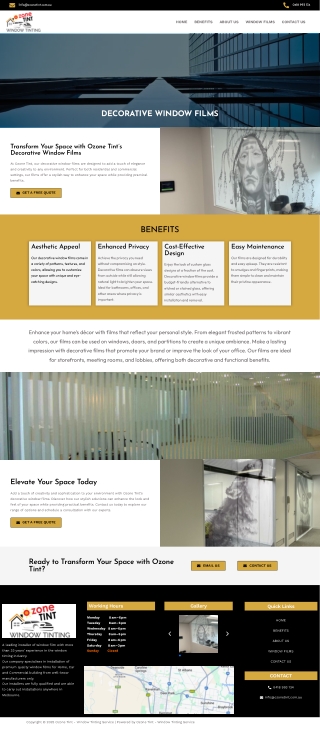 info@ozonetint com au