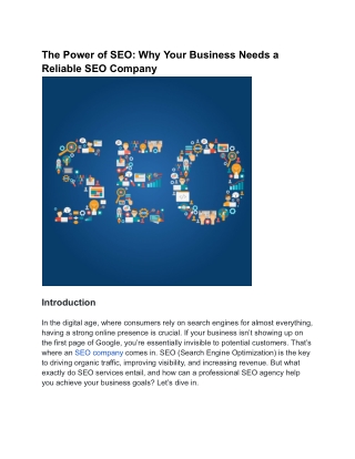 How SEO Services Can Maximize Your Online Reach
