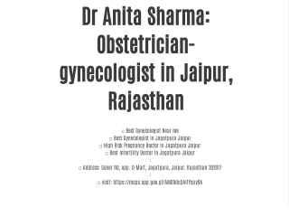 dr anita sharma obstetrician gynecologist