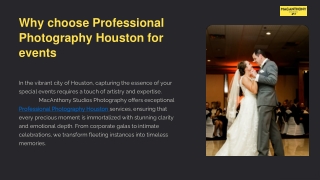 why choose professional photography houston