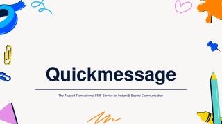 The Trusted Transactional SMS Service for Instant & Secure Communication