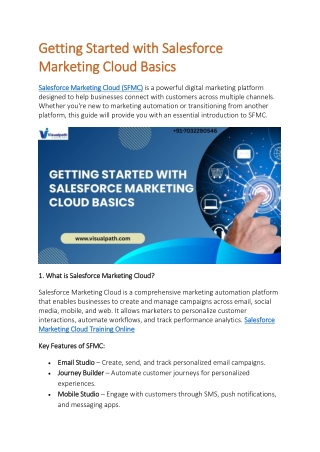 getting started with salesforce getting started