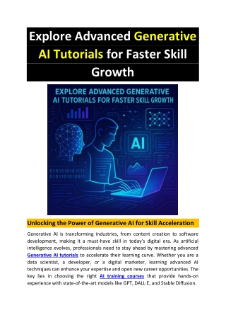 Generative AI Course Training in Chennai | GenAI Training