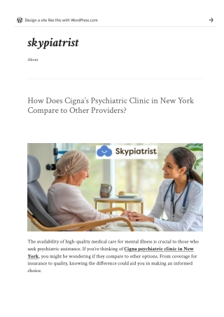 How Does Cigna's Psychiatric Clinic in New York Compare to Other Providers