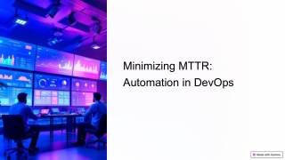 minimizing mttr automation in devops