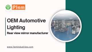 Fiem Mirrors: See Why OEMs Trust Us for Safety.