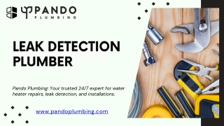 le ak detection plumber