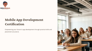 Learn Mobile App Development for Free & Get Certified!